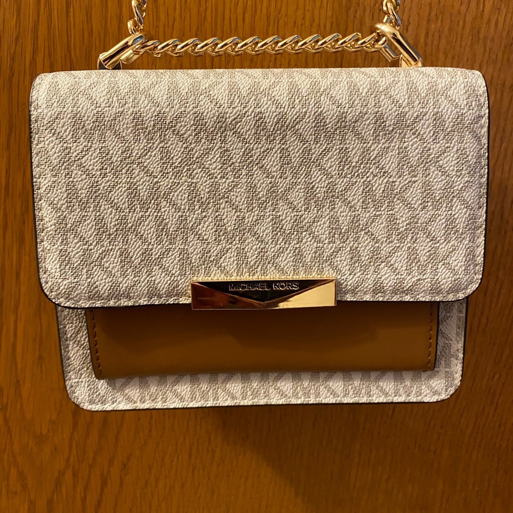 Michael Kors Brown and Tan Women's Bag New With Card